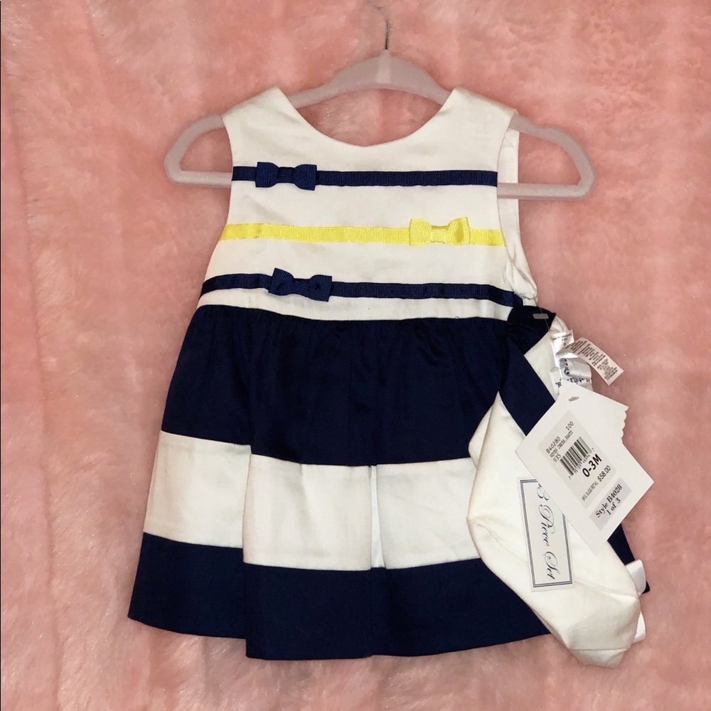 Hartstrings Baby Woven Dress. No bloomers.